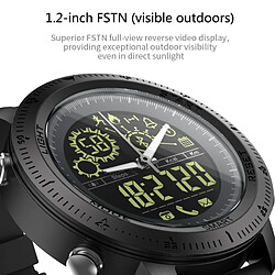 Acheter Wewoo Montre connectée NX02 Sport Smartwatch IP67 Support de traqueur étanche Calories Podomètre Chronomètre Appel SMS Rappel bleu