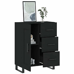 Acheter Maison Chic Buffet,Meuble de Rangement,commode pour salon,Cuisine noir 69,5x34x90 cm bois d'ingénierie -MN57245