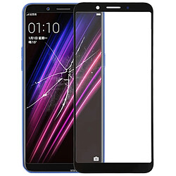 Wewoo Pièce Détachée Vitre Écran avant pour OPPO A1 (noir)