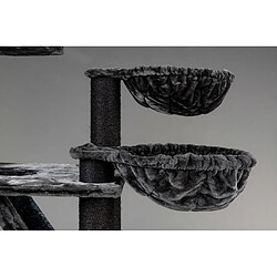 RHR Quality Arbre à chat Kilimandjaro de Luxe Crown Blackline Dark Grey