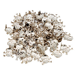 50pcs crâne en métal gothique rivets clous goujons sacs vêtements chapeaux en cuir décor