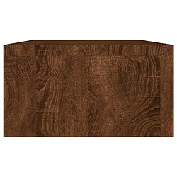 Acheter vidaXL Support de moniteur Chêne marron 100x24x13 cm Bois d'ingénierie