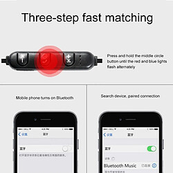 Acheter Wewoo Écouteurs sans fil Bluetooth V4.1 + EDR magnétiques dans l'oreille, pour iPad, iPhone, Galaxy, Huawei, Xiaomi, LG, HTC & autres téléphones intelligents or