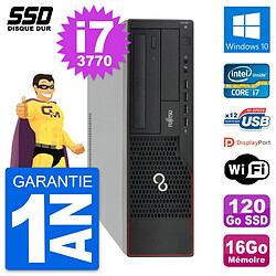 PC Fujitsu Esprimo E910 DT Intel Core i7-3770 RAM 16Go SSD 120Go Windows 10 Wifi · Occasion 