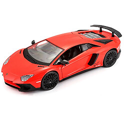 Bburago Modèle réduit de voiture : Lamborghini Aventador LP Echelle 1/24 Rouge