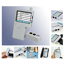 Kalea-Informatique Testeur pour Câbles BNC + RJ11 + RJ45 + USB. Tests : continuité / droit-croisé / courts circuits. 