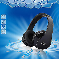 Universal NX-8252 casque Bluetooth sans fil pliable professionnel pour DVD MP3