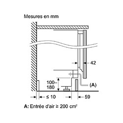 Congélateur intégrable à pantographe 85l - GU21NADE0 - SIEMENS pas cher