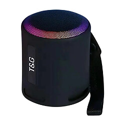 Yonis Enceinte Bluetooth Portable LED RGB Multicolore Sans Fil Avec Subwoofer Puissant Enceinte Bluetooth Portable LED Multicolore Sans Fil Subwoofer Avec Lumière RGB Noir YONIS