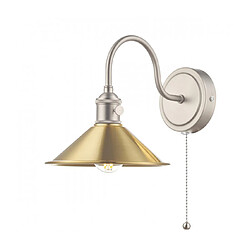 Luminaire Center Applique murale Hadano Laiton Vielli,chrome antique 1 ampoule 20cm Coloris : Laiton Vielli,chrome antiqueNombre d'ampoules : 1Type d'ampoule : E14Ampoules incluses : NonIP20Hauteur en Cm : 20Largeur en Cm : 18Profondeur en Cm : 27,5