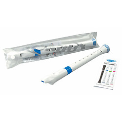 Recorder White/Blue Nuvo