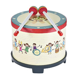 Justgreenbox Instrument de percussion de carnaval de club de rassemblement de tambour de plancher en bois de 8 pouces avec 2 maillets pour des enfants d'enfants - 32821299541