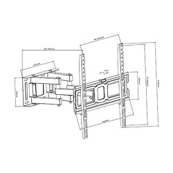 Support de TV Inotek Moov 3265.2 35 kg 32" 32" - 65"