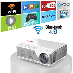 FLZEN Vidéoprojecteur 6000 Lumens WIFI Android Bluetooth Natif 1080p