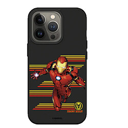 RhinoShield Coque Compatible avec [iPhone 13 Pro] SolidSuit - Coque Fine Licence Officielle Marvel avec Technologie Absorption des Chocs - Noir - Iron Man 