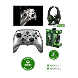 Pack Manette XBOX ONE-S-X-PC CAMOUFLAGE ARTIC EDITION Officielle + Casque Gamer PRO 715 SPIRIT OF GAMER XBOX ONE/S/X/PC 