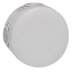 Legrand Boîte de dérivation ronde Ø60mm, ép. 40mm - fermeture par enclipsage - gris