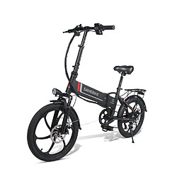 Vélo électrique SAMEBIKE 20LVXD30 - moteur 350W batterie 48V10AH autonomie 40KM freins à disque mécaniques - Noir