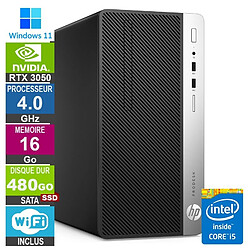 HP PC Gamer LPG-400G5 i5-8400 4.00GHz 16Go/480Go SSD/RTX 3050 · Reconditionné 