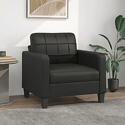 Maison Chic Fauteuil Relax pour salon | Fauteuil Noir 60 cm Similicuir -GKD65865