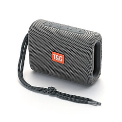 Yonis Enceinte Bluetooth Portable Étanche Subwoofer Support Carte TF Radio FM AUX Enceinte Bluetooth Portable Etanche IPX5 Avec Subwoofer AUX et Radio FM Gris YONIS