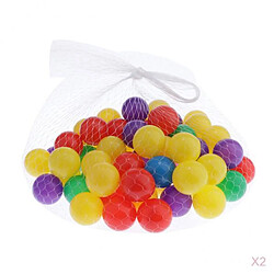 200pcs Balles Colorées Plastique de Piscine 4cm Jouet de Reconnaissance des Couleurs Balle de Jeu Plastiqu boule coloré Balle de Chien