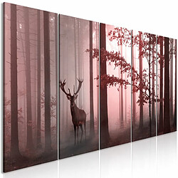 Paris Prix Tableau Imprimé 5 Panneaux Morning Narrow Pink 90 x 225 cm 