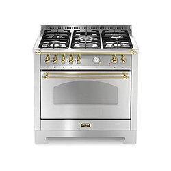 Lofra RSG96MFTE/CI Four et Cuisinière 94L Rôtissoire Porte Vitrée Mécanique Acier Inoxydable Argent