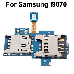 Wewoo Tiroir de Carte SIM pour l'avance de Samsung GT-i9070 / Galaxy S Fente de SIM de téléphone portable + connecteur de de Sim