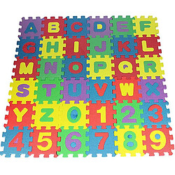 Acheter Universal Tapis de jeu pour enfants Lettres et chiffres Coussin mousse souple Coussin puzzle 72 pièces