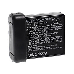 vhbw Batterie compatible avec Kenwood TH-22E, TH-208, TH-22AT, TH-308, TH-42AT, TH-44AT, TH22AT radio talkie-walkie (1000mAh, 6V, NiMH) 