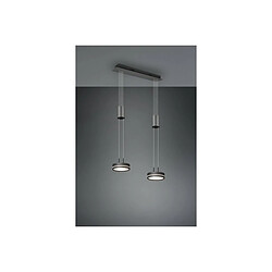 TRIO LIGHTING Suspensions Franklin Anthracite 2x9W SMD LED 