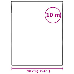 vidaXL Film de fenêtre dépoli blanc 90x1000 cm PVC pas cher