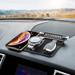 Acheter Riffi Baseus Folding Self-adhesive Smarthone & Device Nanopad Holder on dashboard (205 x 122mm) Black