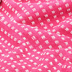 Acheter vidaXL Couverture coton à carrés 125x150 cm Rose