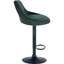 Acheter Non Tabouret de bar Lazio velours noir