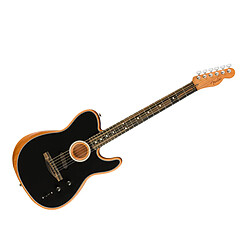 American Acoustasonic Telecaster Black Fender 