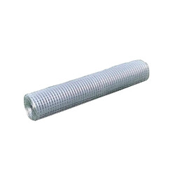 vidaXL Grillage pour volière acier galvanisé 10x1 m argenté