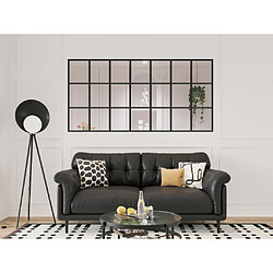 Vente-Unique Verrière style orangerie en aluminium thermolaqué - 210 x 105 cm - Noir - ORANSA 