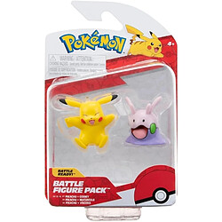 Jazwares Pokémon Figurine de bataille Goomy & Pikachu 