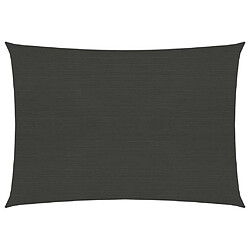 ComfortXL Voile D'ombrage 160 G/m² Anthracite 6x7 M Pehd