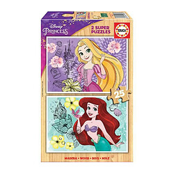 Educa Borras EDUCA - Puzzle - 2x25 Disney Princess