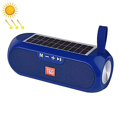 Yonis Enceinte Bluetooth Solaire Étanche Super Bass FM Enceinte Bluetooth Solaire Étanche Super Bass Avec FM USB AUX Bleu YONIS