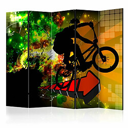 Paris Prix Paravent 5 Volets Bicycle Tricks 172x225cm 