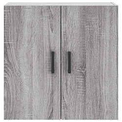 Maison Chic Armoire murale,Meuble de Rangement pour salon,cuisine sonoma gris 60x31x60 cm bois d'ingénierie -MN36532 pas cher