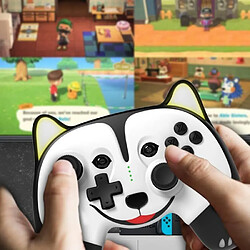 Spirit of Gamer Manette pour Nintendo Switch - Lite Bluetooth sans fil ANIMAL NOIR GAMING PANDY TAILLE ENFANT Fonctions Macro et Turbo