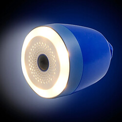 Metronic Lampe Led Enceinte Bluetooth avec micro - bleu