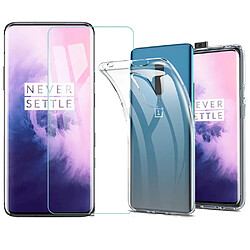 Xeptio OnePlus 7 PRO verre trempé protection écran vitre ET coque transparente