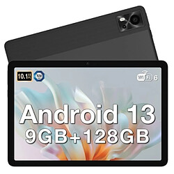 NC Tablette tactile DOOGEE T10E PC 10,1 pouce FHD 6580mAh batterie 9Go+128Go, 8MP Caméra, Double SIM, 4G GPS OTG, Android 13 - Noir