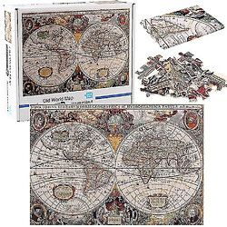 Avis Universal Puzzle 1000 pièces Puzzle adulte enfant - carte du vieux monde puzzle puzzle 1000 DIY jouets